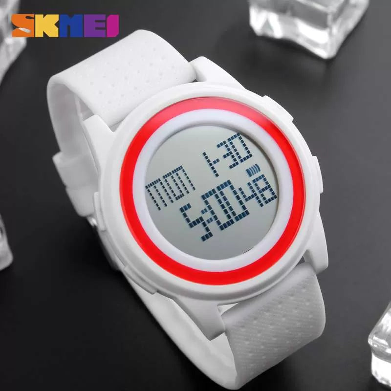 SKMEI 1206 Digital Sports Watch, White