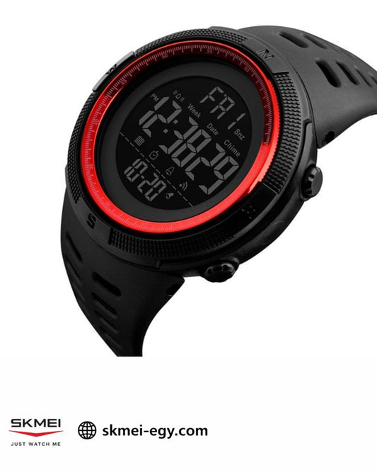 Skmei 1251 (Black.Red) ساعة رجالي ديجيتال أنيقة
