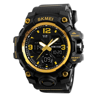 SKMEI 1155b   (رياضية مقاومة للماء(دهبي