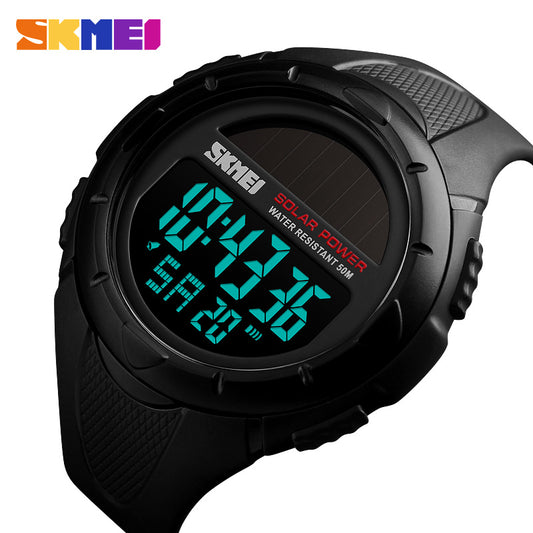 SKMEI 1405 Digital Sports Watch with Black Rubber Strap