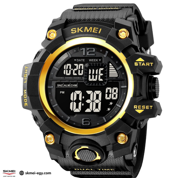 Original SKMEI 2245 Watch (Black & Gold)