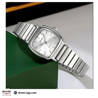 ساعة سكيمي 2492 رقمية كلاسيك ستانلس ستيل سوار فضي 