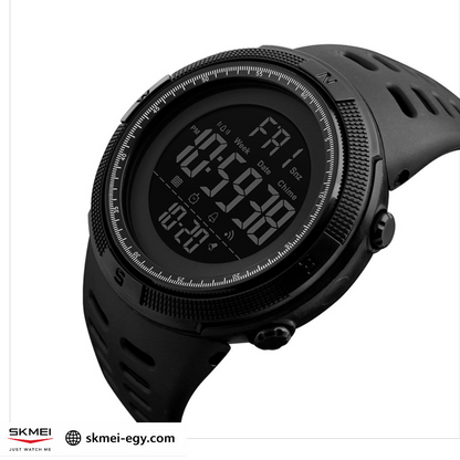 Skmei 1251 Black  ساعة رجالي ديجيتال أنيقة
