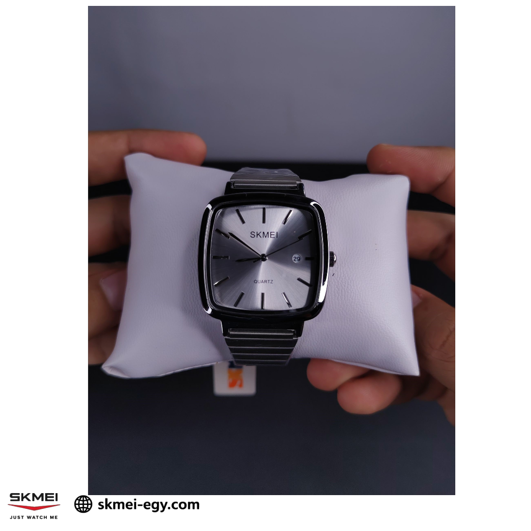 ساعة سكمي 2491 كلاسيكية فضي بعقارب للجنسين (فضي)