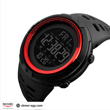 Skmei 1251 (Black.Red)  ساعة رجالي ديجيتال أنيقة