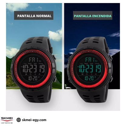 Skmei 1251 (Black.Red)  ساعة رجالي ديجيتال أنيقة
