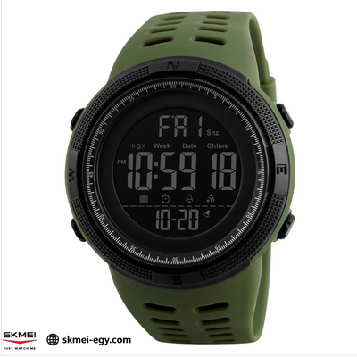 Skmei 1251 (Oily.Black)  ساعة رجالي ديجيتال أنيقة