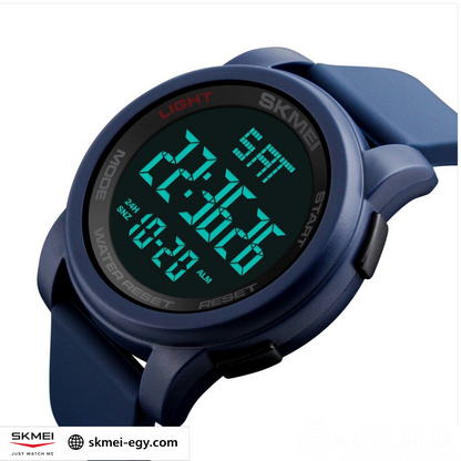 SKMEI 1257 ساعة رياضية عصرية اللون الازرق