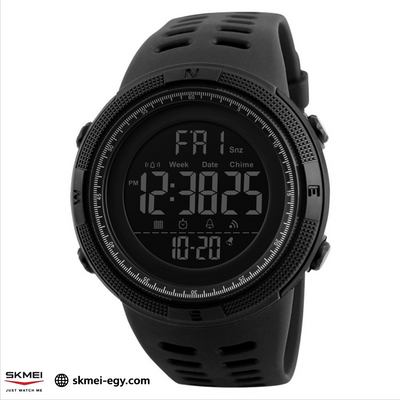 Skmei 1251 Black  ساعة رجالي ديجيتال أنيقة