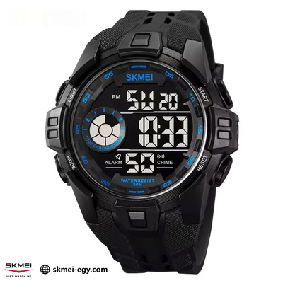 SKMEI 2123 Black&Blue ساعة رياضية متعددة الوظائف مقاومة للماء