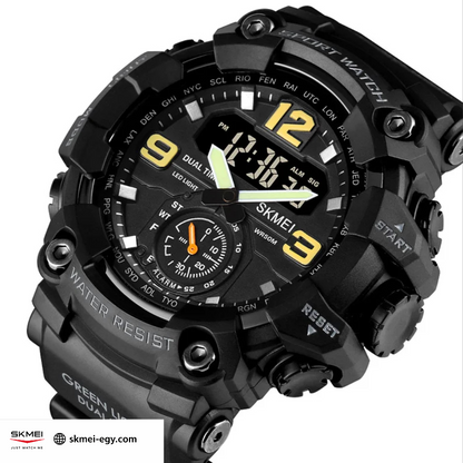 Skmei 1637 Casual Sports Waterproof Watch (Black)