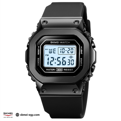 ساعة سكيمي  1796   رسمية ورياضية في نفس الوقت مصممة خصيصًا للرجال والنساء  (أسود)