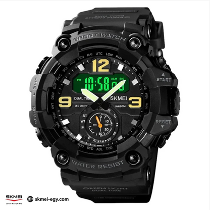 Skmei 1637 Casual Sports Waterproof Watch (Black)