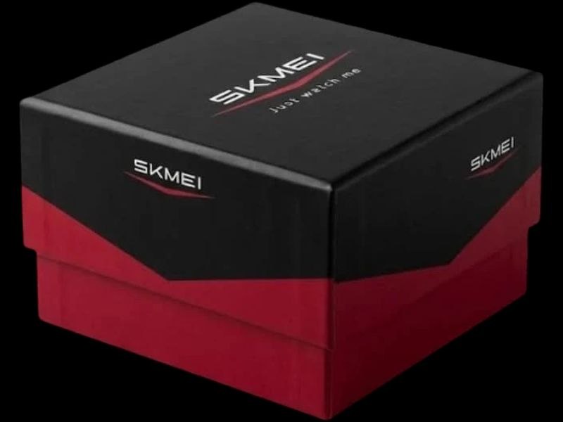 Original SKMEI Watch Box — Black & Red