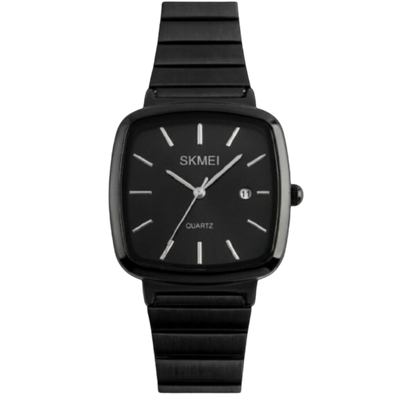 SKMEI 2491 Classic Analog Unisex Watch (Black/Silver)