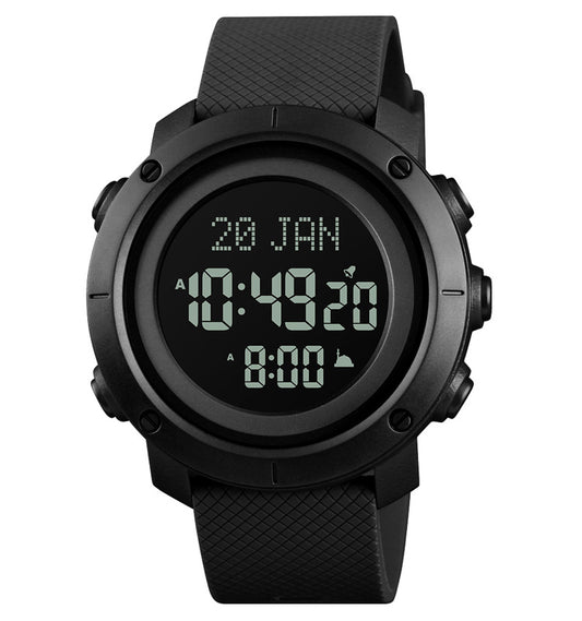 Skmei 1728 (ساعة مواقيت الصلاة( مينا اسود