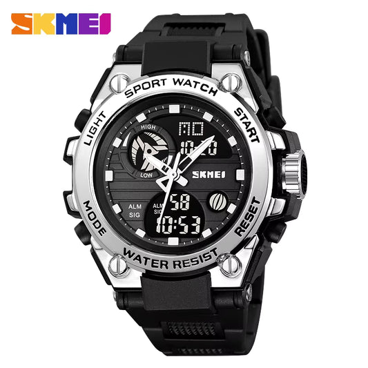 SKMEI 2360 Sports Watch Digital Display x Analog with Flexible Rubber Strap Easy to Wear and Comfortable
