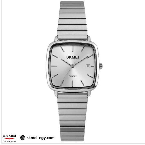 Skmei 2491 Classic Analog Silver Unisex Watch (Silver)