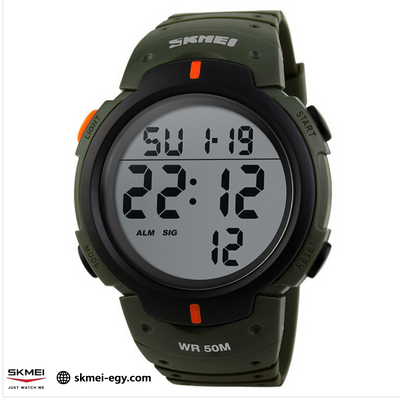 ساعة سكيمي 1068  رقمية متعددة الوظائف مقاومة للماء (زيتي)