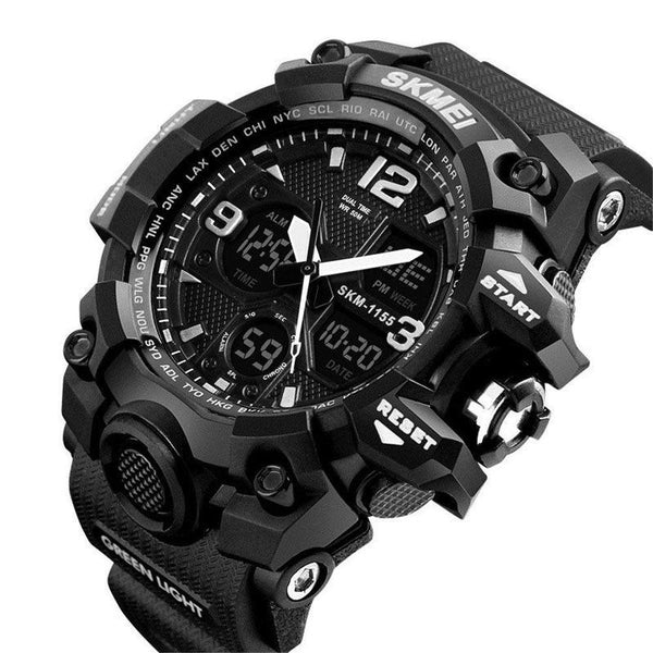 SKMEI 1155 Men's Sports Waterproof Watch (Black)