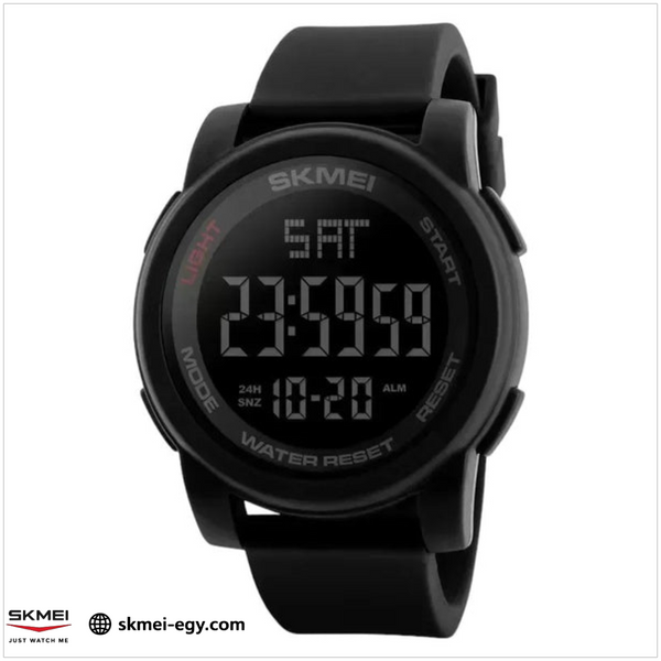 SKMEI 1257 Modern Sport Watch (Black)