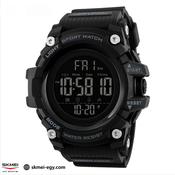 SKMEI 1384 Digital Multi-Function Water-Resistant Watch (Black)