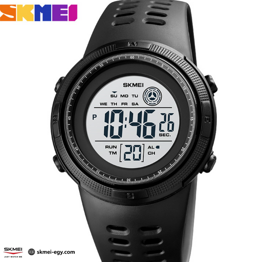 ساعة سكيمي 1773  للاطفال مقاومة للماء (أسود&أبيض)