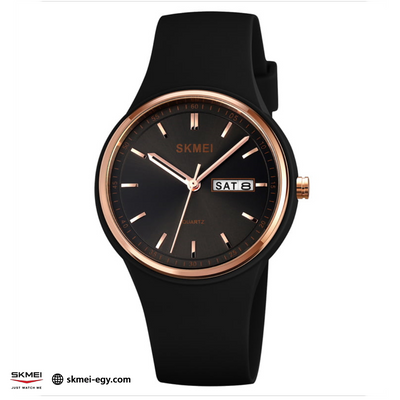 سكيمي 2057 اللون الأسود ، ساعة كوارتز نسائية كلاسيكة