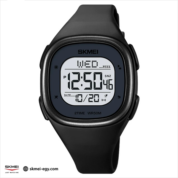 Skmei 2137 Black and White Digital Sport Multi-function Unisex Watch
