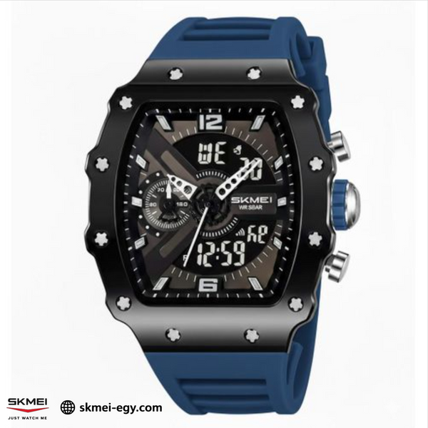 Skmei 2398 Men's Luxury Quartz/Digital Watch in Blue & Black