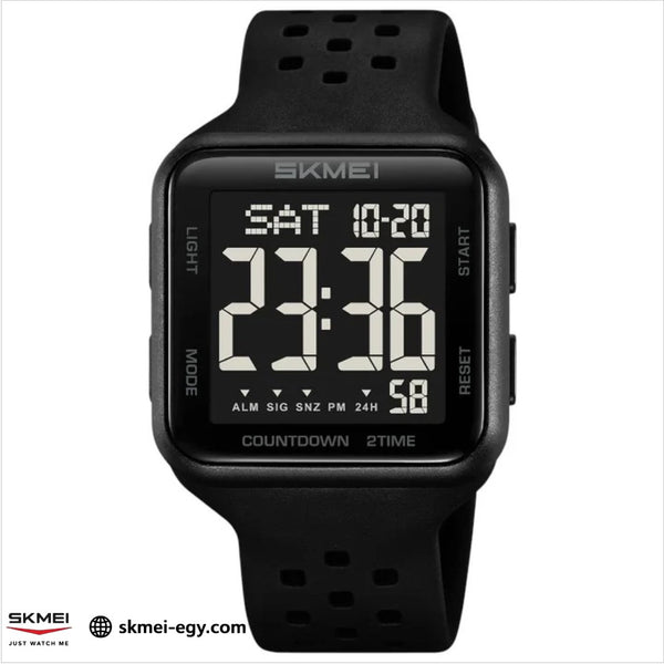 SKMEI 2440 Digital Multi-Function Waterproof Watch Black&Black